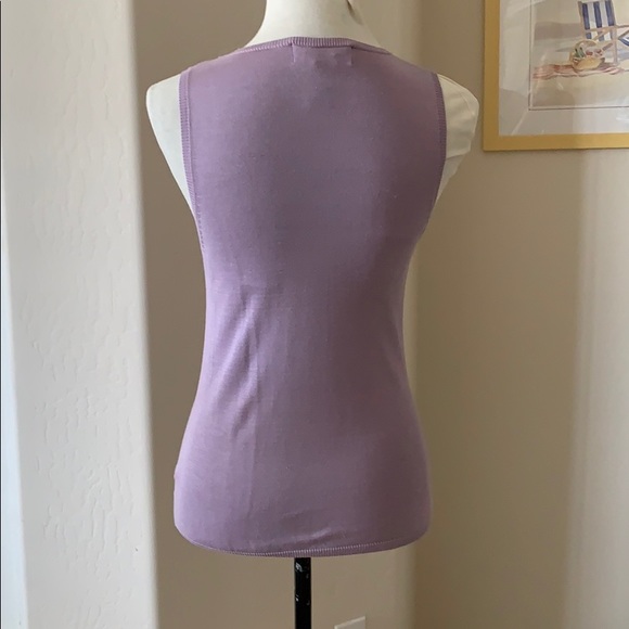 Pretty Lavender August Silk Tank Size M - Picture 3 of 9